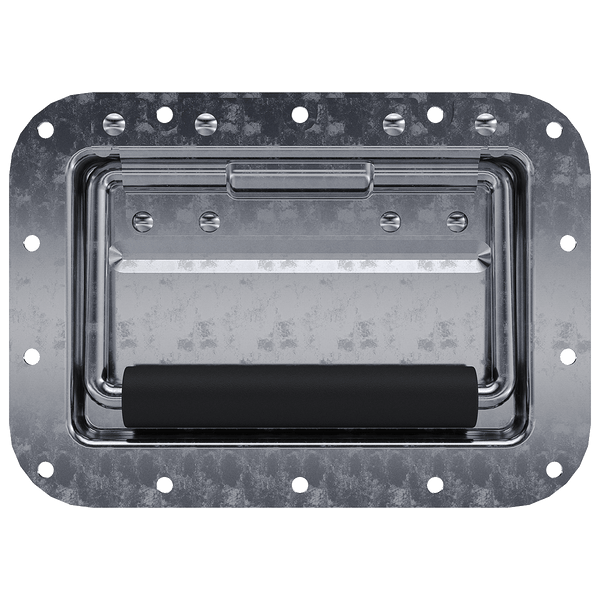 TCH - Silver Large Steel Recessed Handle