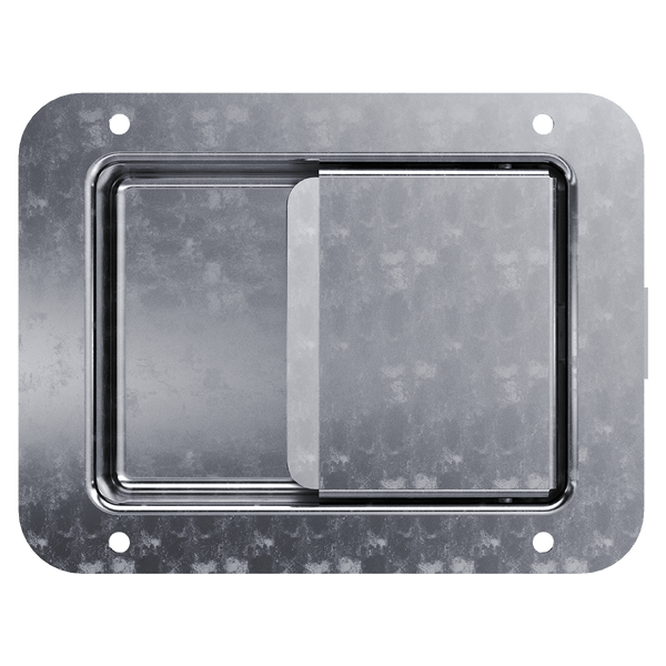 TCH - 4-1/4in x 5-1/2in Steel Paddle Slam Latch, flush mount