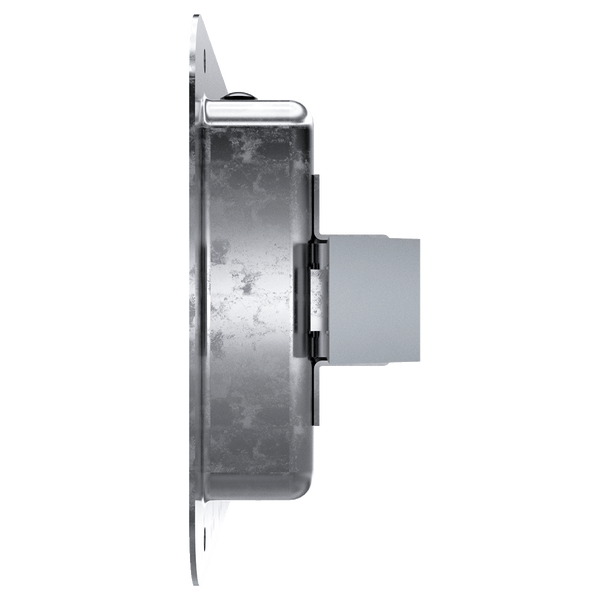 TCH - 4-1/4in x 5-1/2in Steel Paddle Slam Latch, flush mount