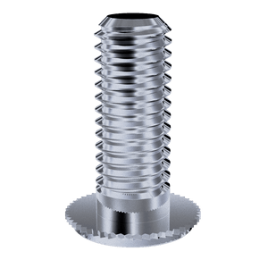 Self-Clinching Stud, Concealed Head, 2024-T4 Aluminum, M4x0.7 x 25, Sheet Thick.: 2.4, 100 Pack
