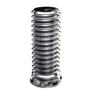 Self-Clinching Stud, Close Edge, Steel, Zinc, Metric, M3.5x0.6 x 18, 100 Pack