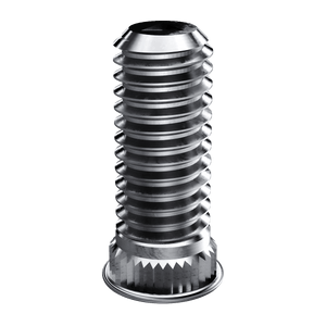 Broaching Stud, Phosphor Bronze CDA-510, Electro Tin, Metric, M4x0.7 x 15, 100 Pack