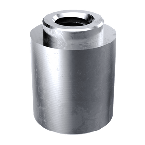 Nut Spacer, Reel Mounted, Steel, Electro Tin, M2.5x0.45 x 6, 100 Pack