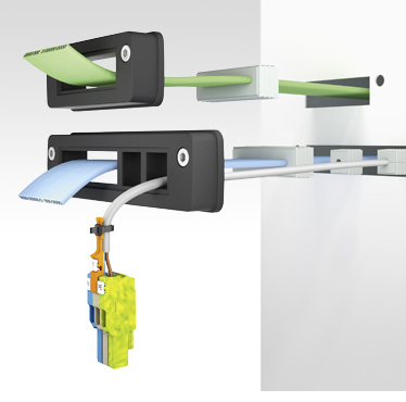 Conta-Clip Cabling System for Flat Cables