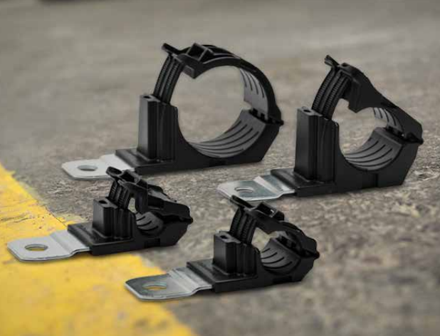 The New Ratchet P-Clamp by HellermanTyton separates cable routing and cable fastening