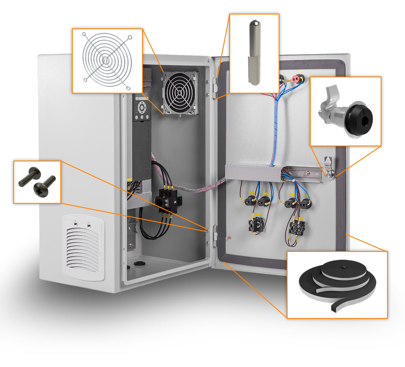 Outdoor Cabinet Components
