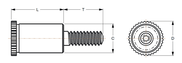 Self-Clinching Standoff, Male, Steel, Zinc, Metric, M3.5x0.6 x 10, 7.14 Hole dia, 100 Pack