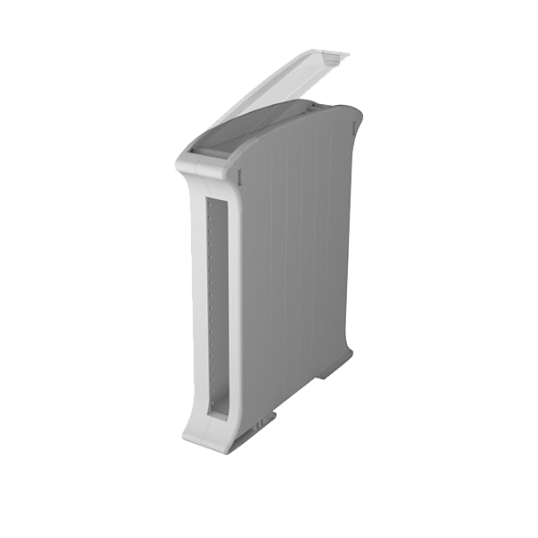 Italtronic Railbox DIN Rail Plastic Enclosure Case, Grey - 22.5mm Wide - KRC22.5