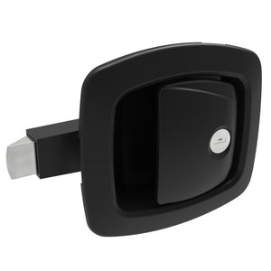 Southco R3-20-350-50 Push-to-Close Latch, CH 751 Key (2 Keys Included), Zinc Alloy, Powder Coat, Black