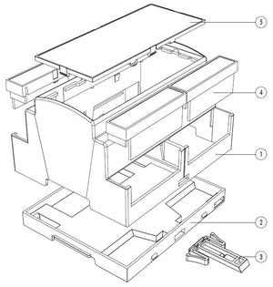 Italtronic Raspberry Pi B+ 6M XTS Plastic Enclosure Case Kit, Grey - 25.0610000.RMBP (Raspberry PI not Included.)