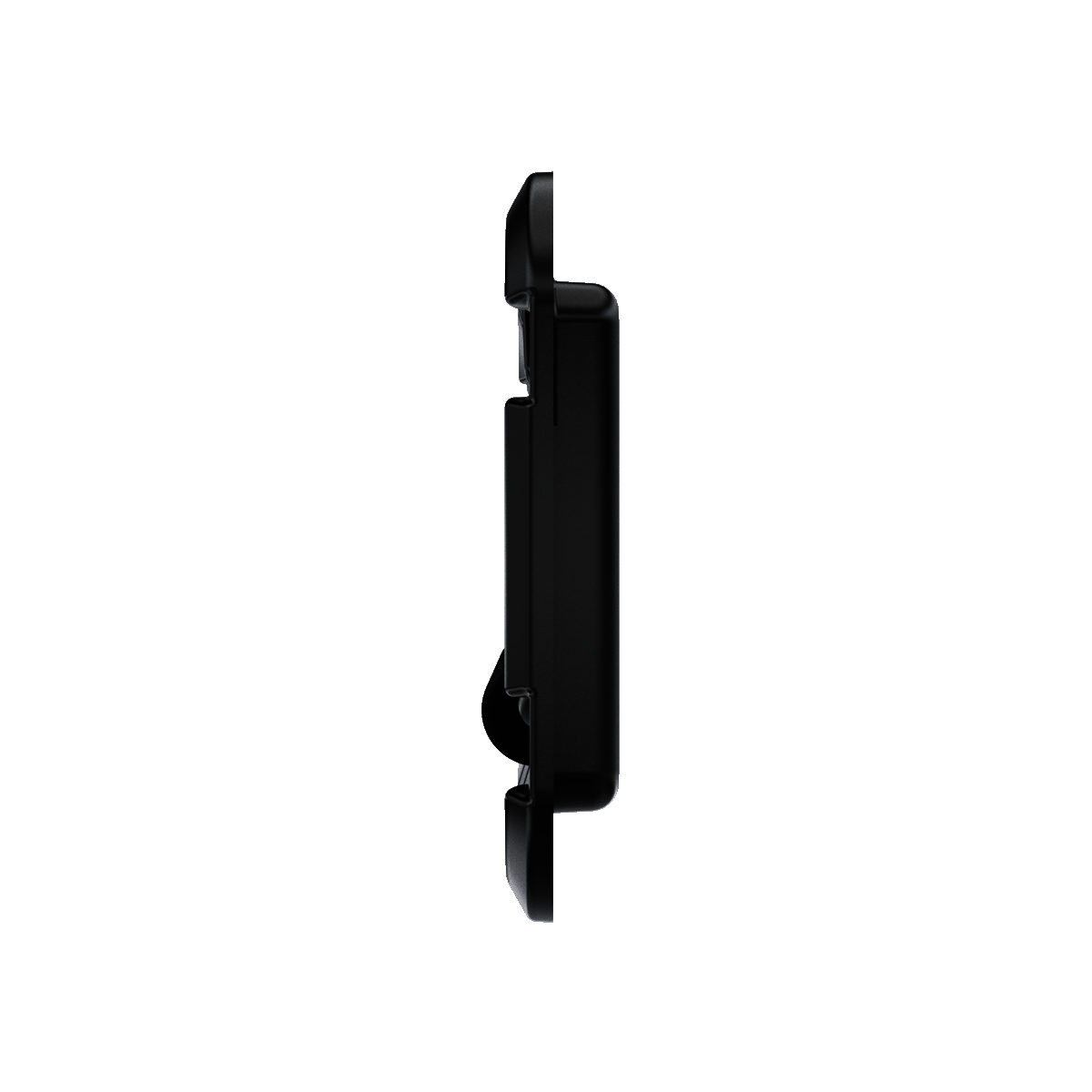 Black Lightweight Medium Recessed Handle