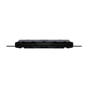 Black Medium Steel Recessed Handle with Deep Recess