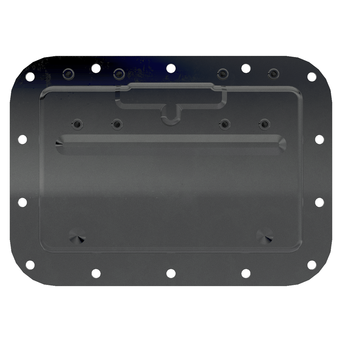 Black Large Steel Recessed Handle