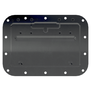 Black Large Steel Recessed Handle