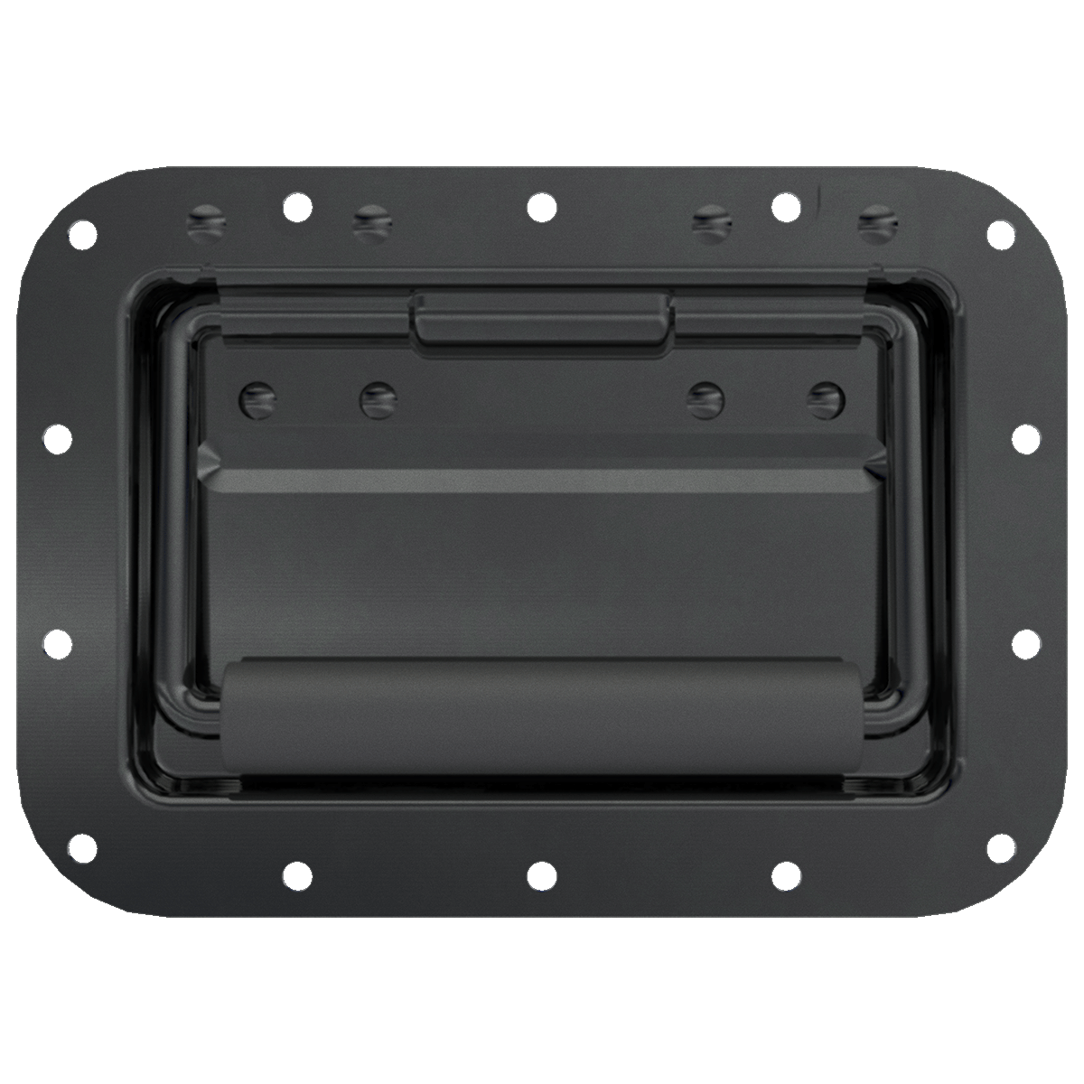 Black Large Steel Recessed Handle