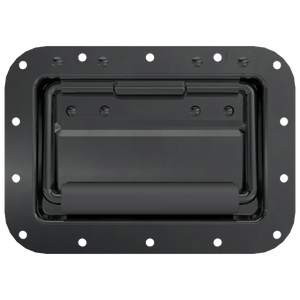 Black Large Steel Recessed Handle