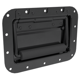 Black Large Steel Recessed Handle