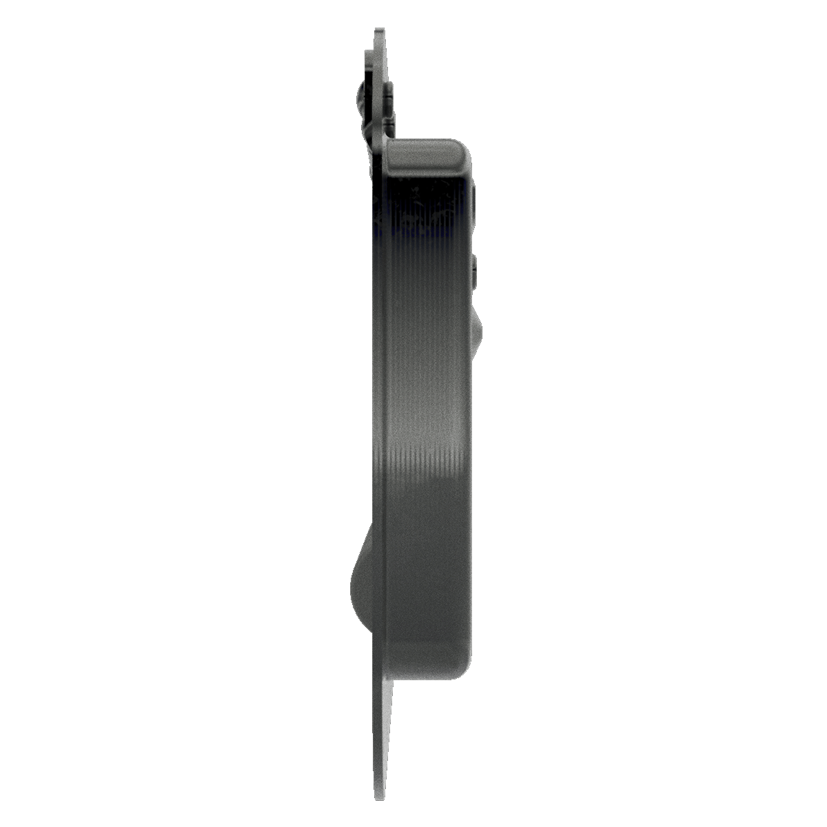 Black Large Steel Recessed Handle