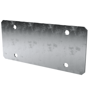 Backup plate for surface mount handle