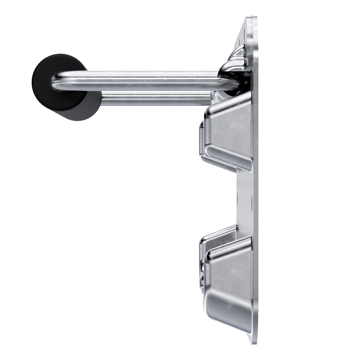 Silver Medium Steel Protected Handle