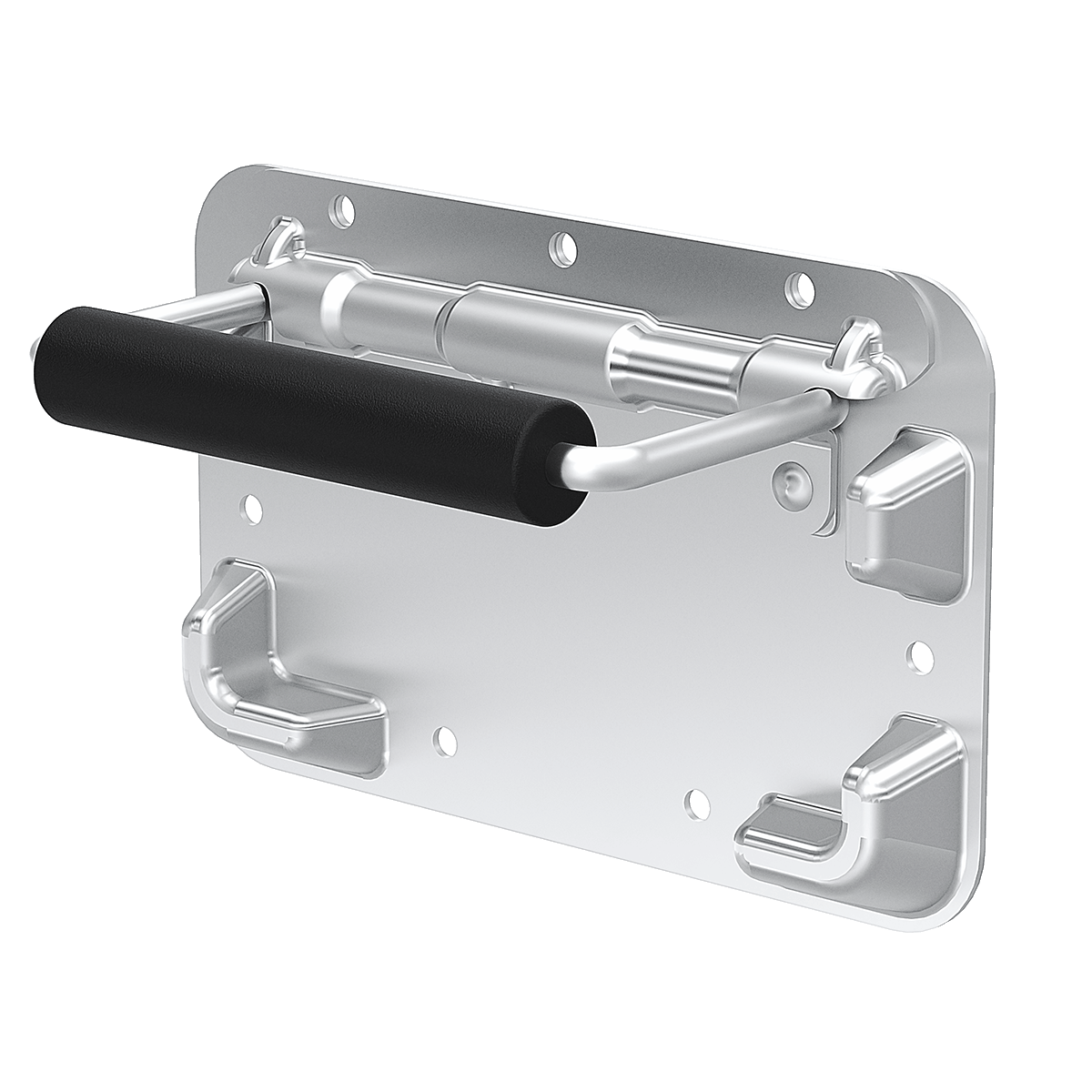 Silver Medium Steel Protected Handle