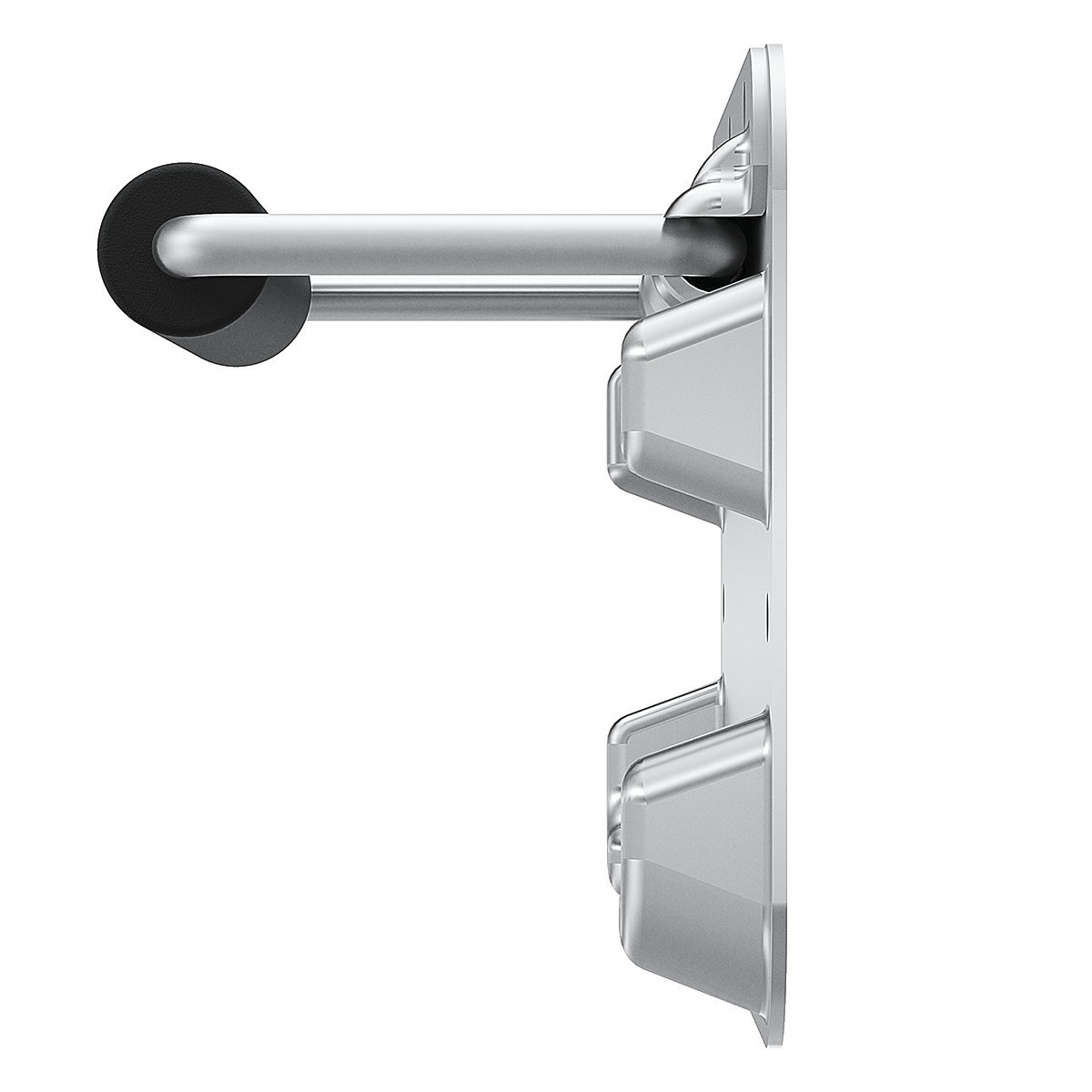 Silver Medium Steel Protected Handle