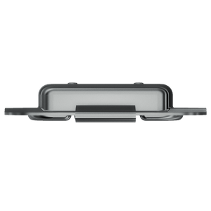 top view of valance catch with visible keyhole