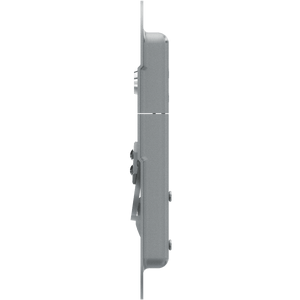 right side view of low-profile key lock catch