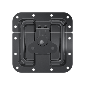 Black Surface Mount Protective Latch, Front view