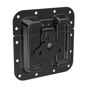 Black Surface Mount Protective Latch, Perspective View