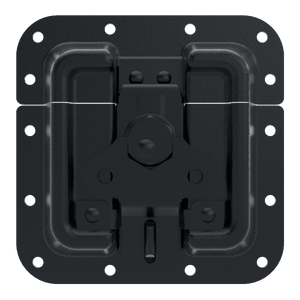 Pad lockable Protective Surface Mount Latch, Black