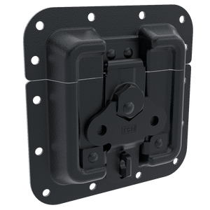 Pad lockable Protective Surface Mount Latch, Black