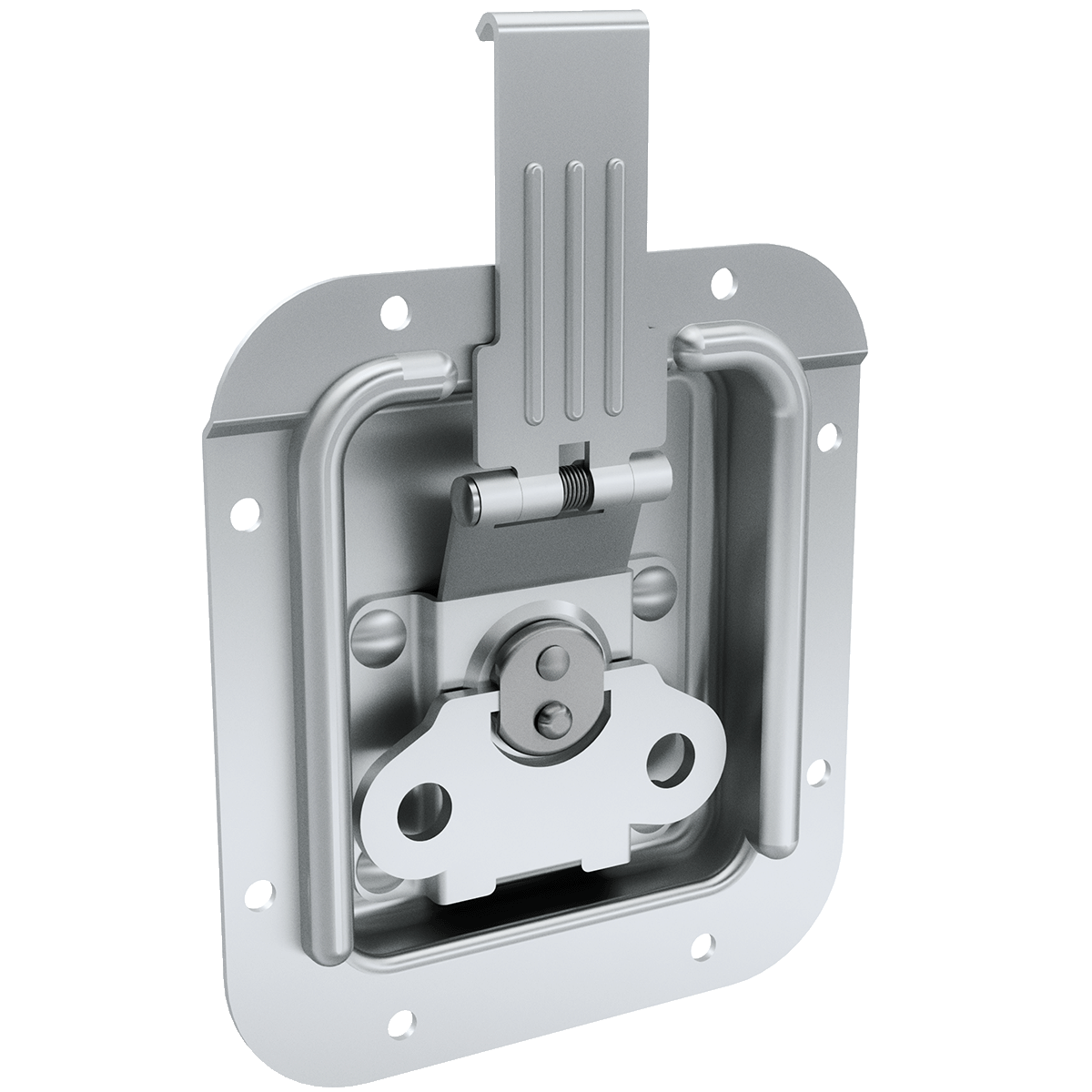 Valance Spanning Recessed Catch with 2.81in Blade Length