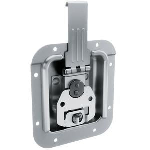 2-7/8in Pad lockable Valance Spanning Catch, Offset Dish