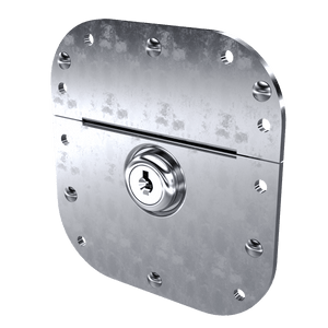 Render of Key lockable Recessed Catch