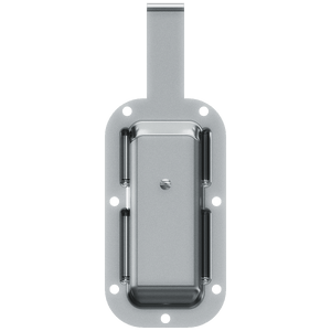 rear view of recessed drawlatch mounting panel