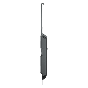 right side view of recessed lever drawlatch