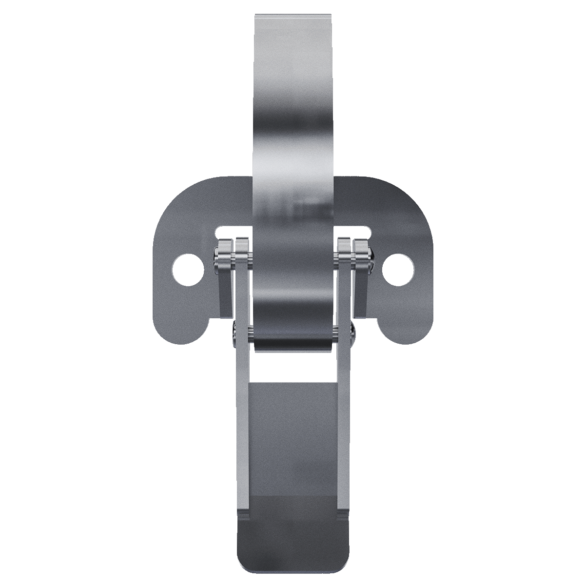 Lever Operated Drawlatch (with flat mounting plate), 3/4 view