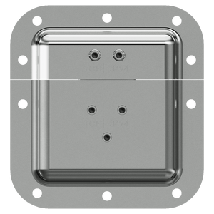 back view of twist catch mounting plate