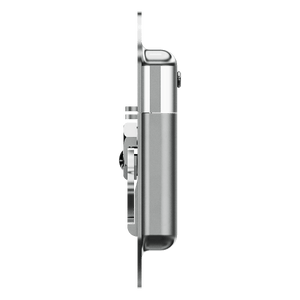 right side view of zinc recessed twist latch