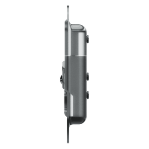 right view showing twist catch blade in latched position