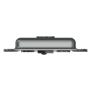top view showing flush cup and central cam mechanism