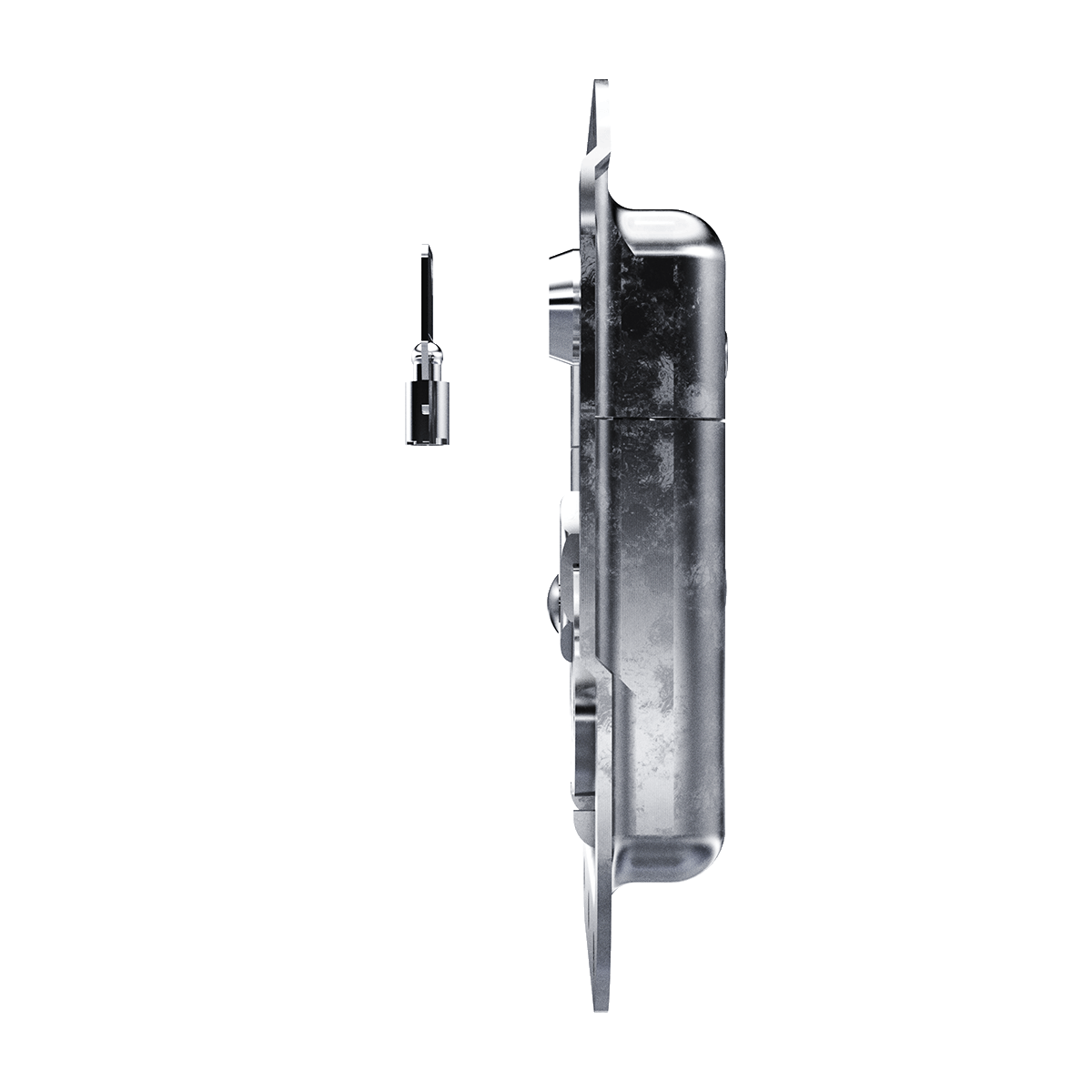 Medium Recessed Key lockable Twist Catch with 1&quot; Extrusion Offset