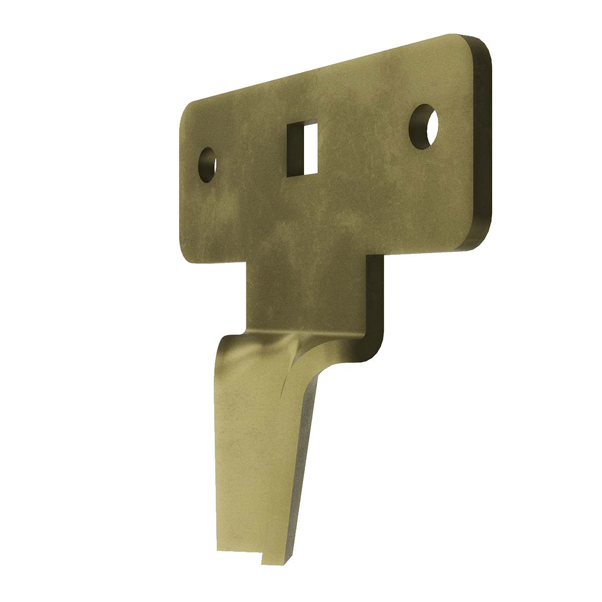 angled view of flat cam multi-point roller system