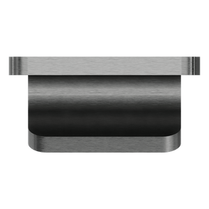 top view showing flat mounting surface