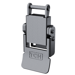 Compression Spring Drawlatch with Upswept Lever, 125lb compression