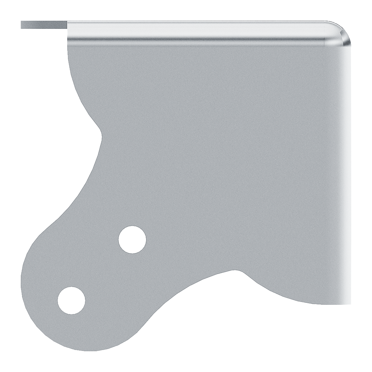 Large Flat Corner with 1 sided notch