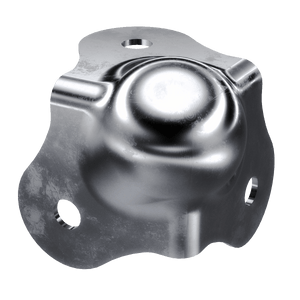 Small Light Duty Ball Corner - 20ga Steel Zinc Plated