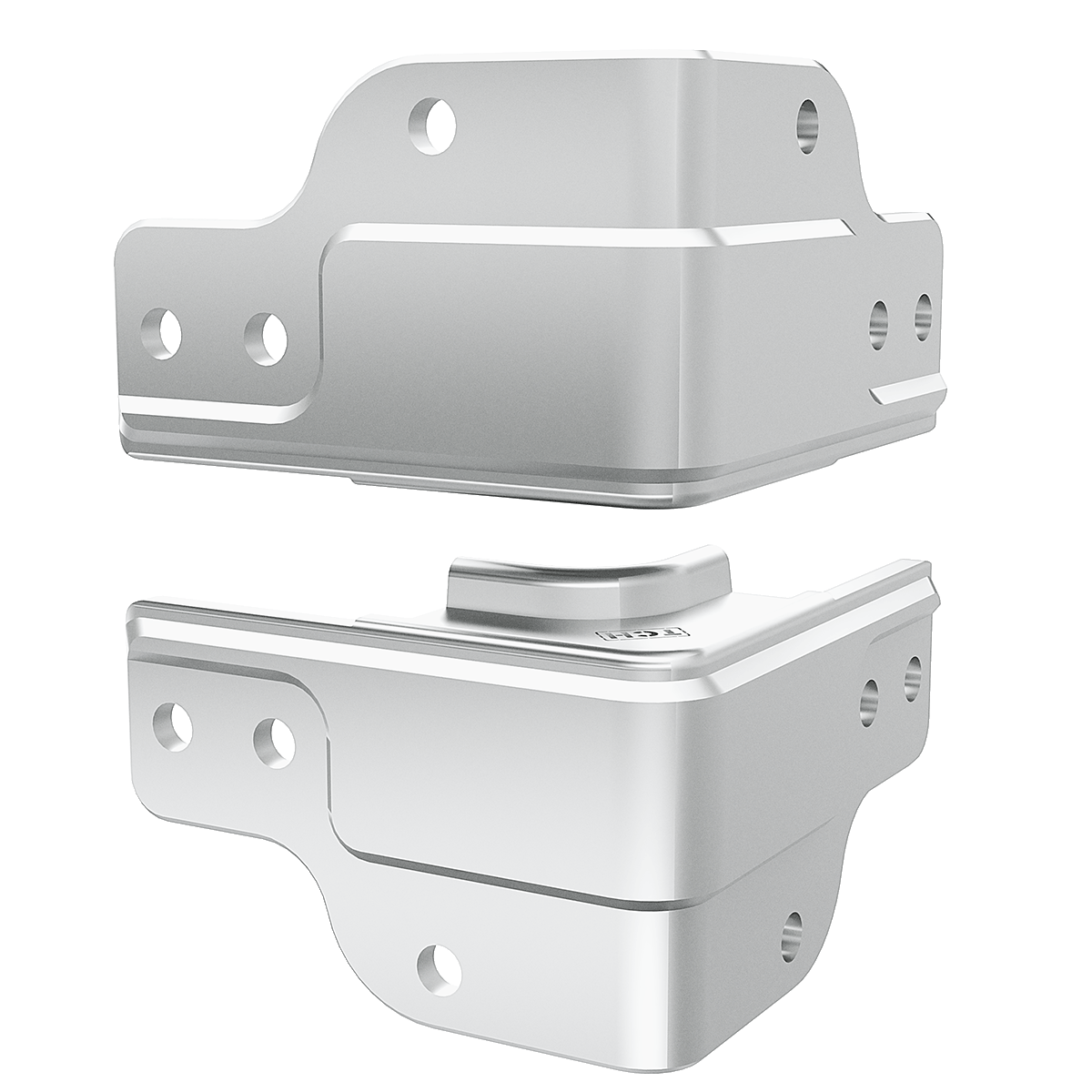 1/2" Zip Clamp (Pair), 3/4 view