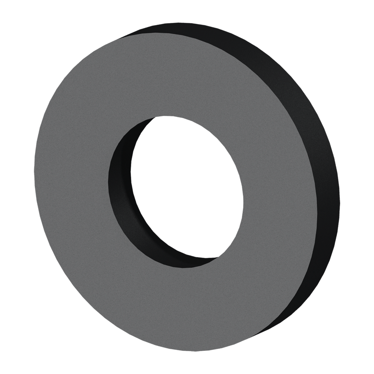 Rack Rail Plastic Washers, 3/4 view